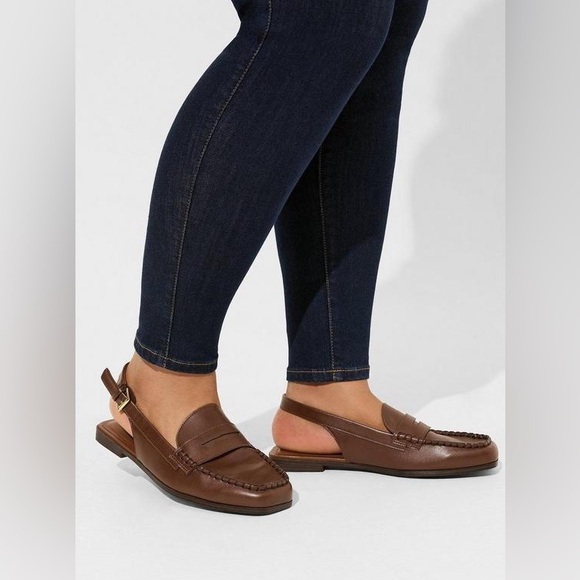 NEW Torrid Cognac Slingback Loafer - Picture 10 of 10